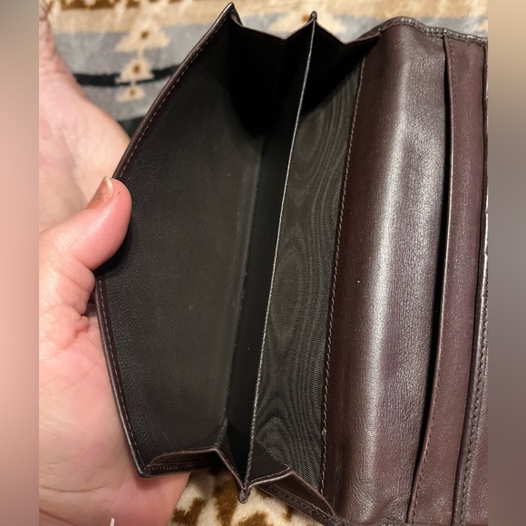 GUCCI RaRe Vintage GG Guccissima Continental Brown Wallet - Picture 14 of 16